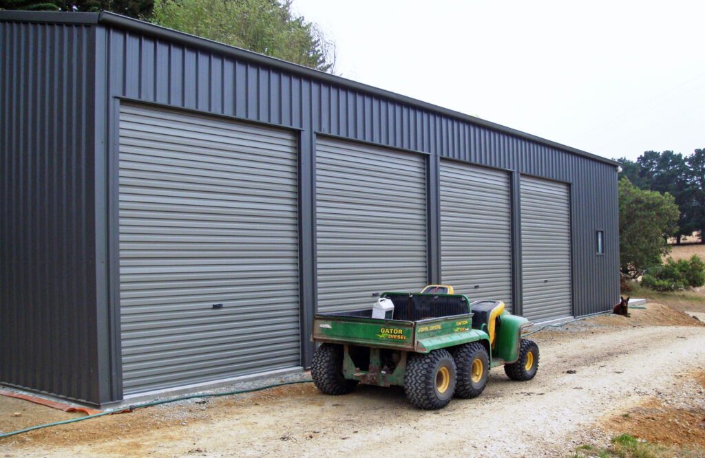 Rural Shed, 5 bays, fully enclosed