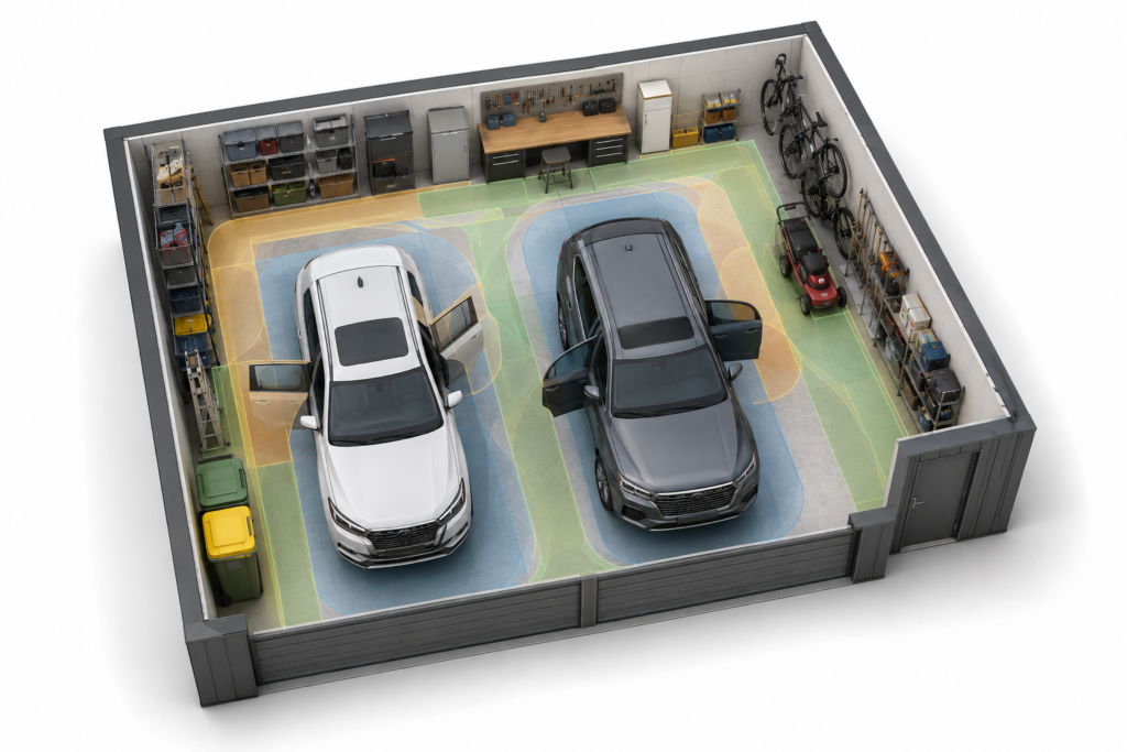 Two cars, one garage, and a door that won't fully open. Sound familiar? 2
